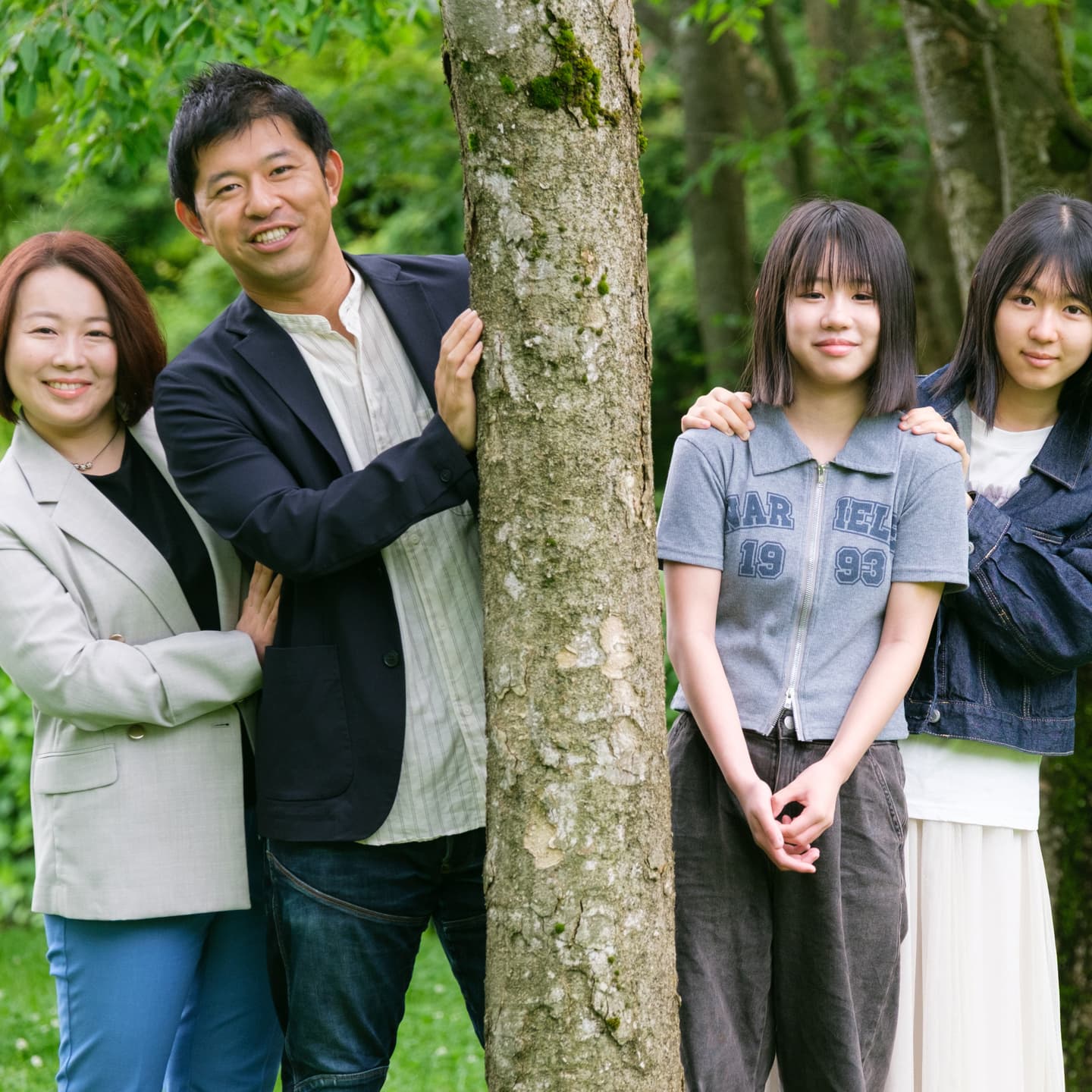 笑顔が最高の家族のロケーションフォトを山形で