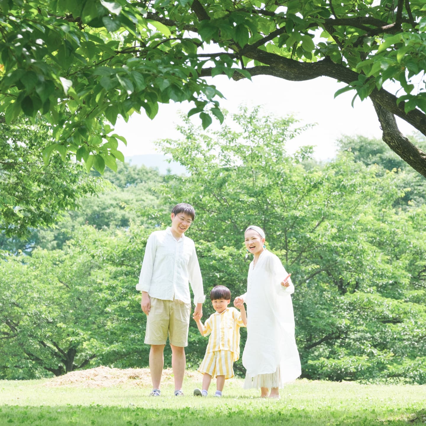 笑顔が最高の家族のロケーションフォトを山形で