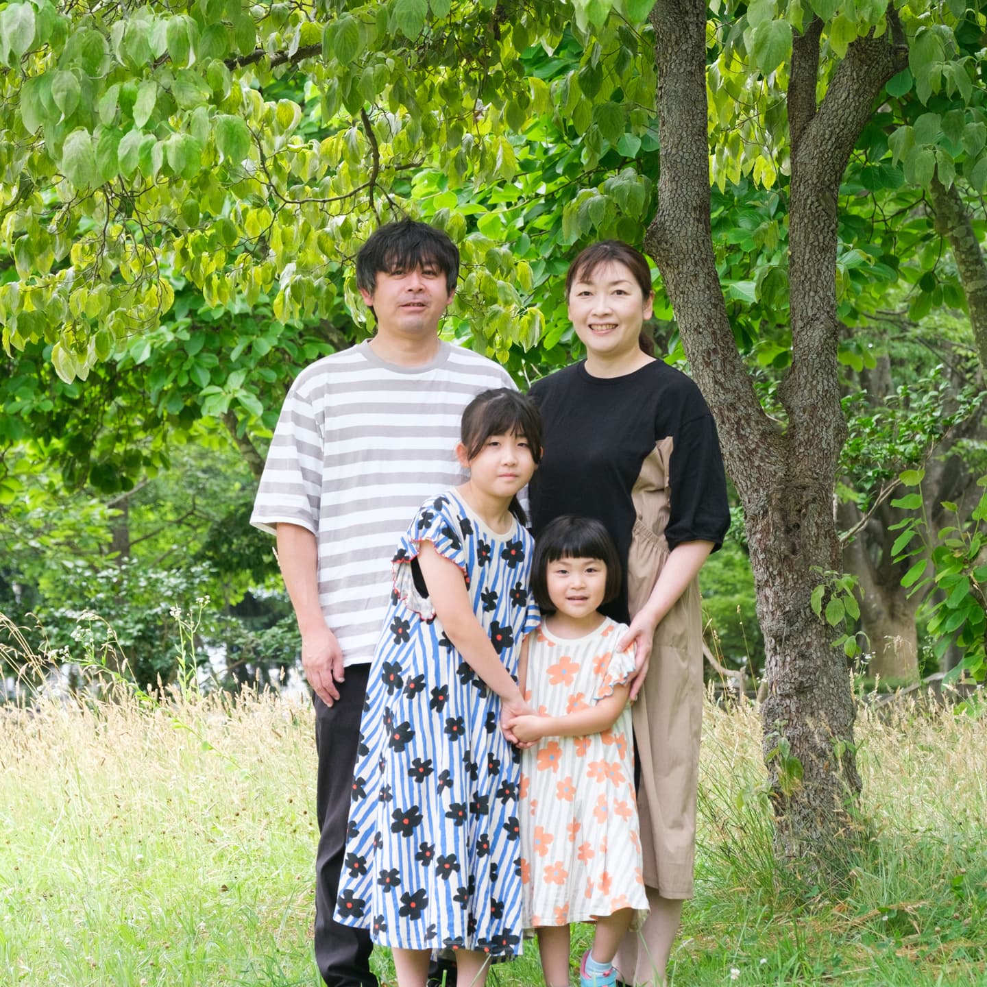 笑顔が最高の家族のロケーションフォトを山形で