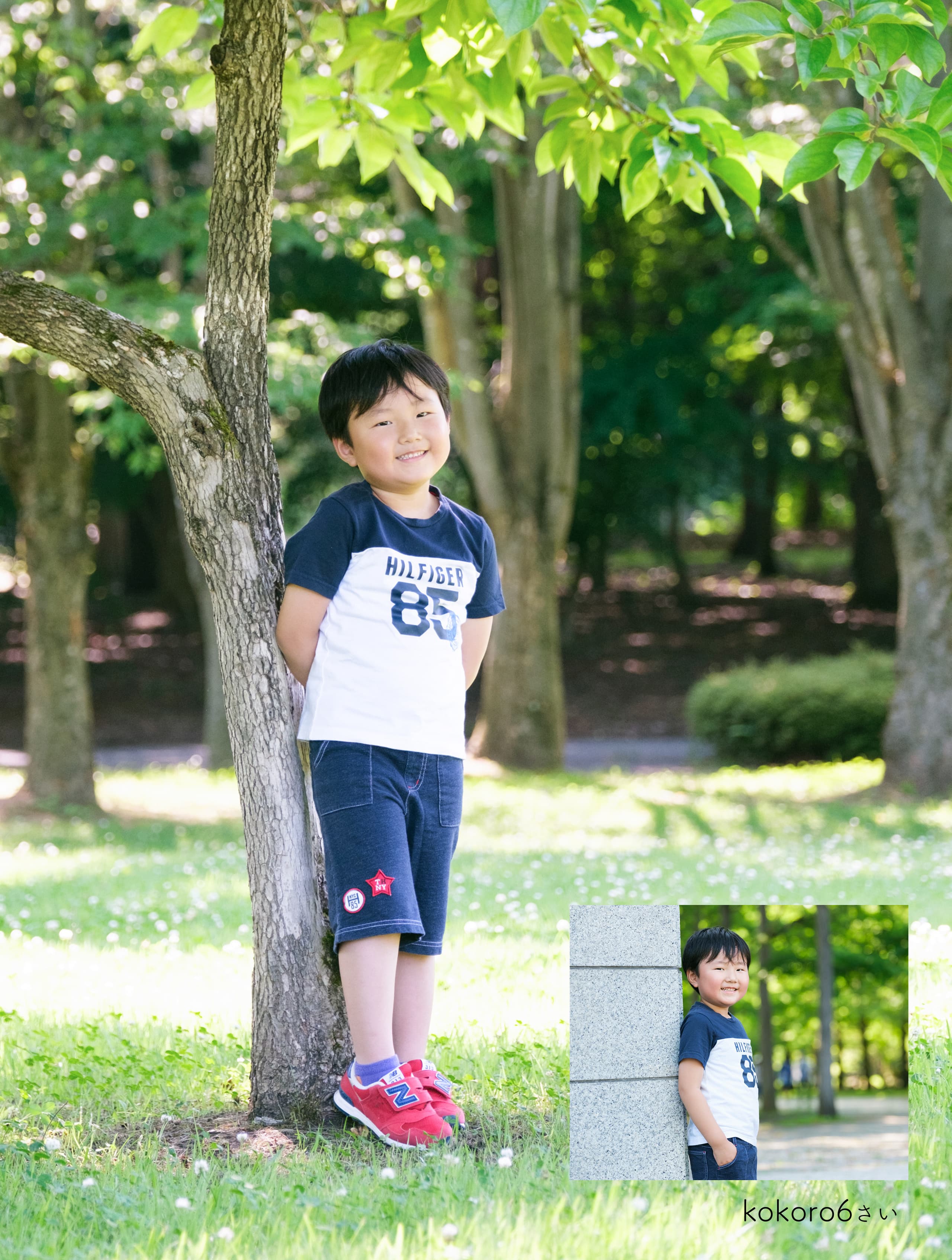 家族のロケーションフォトとキッズのロケーション写真  