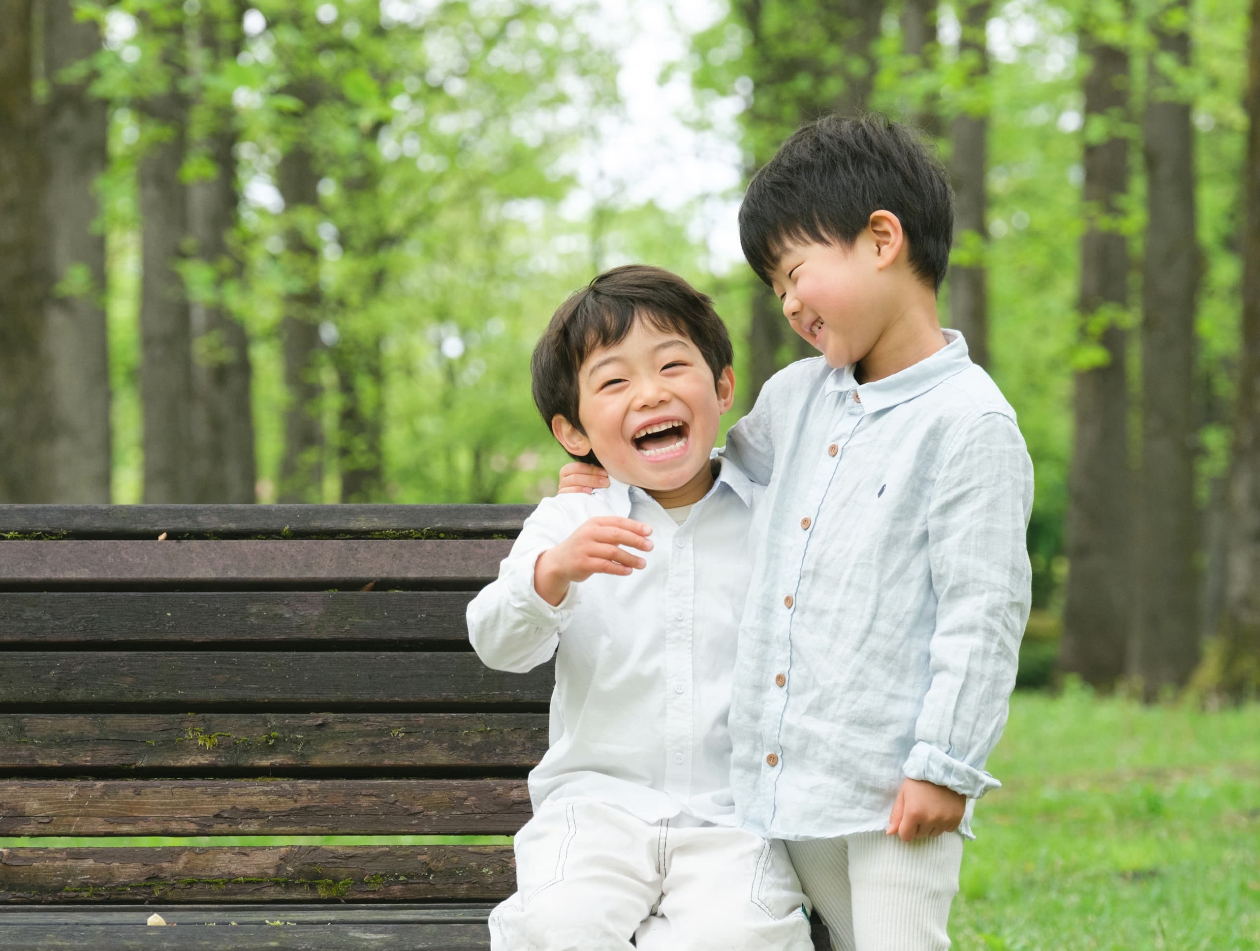 家族のロケーションフォトとキッズのロケーション写真  