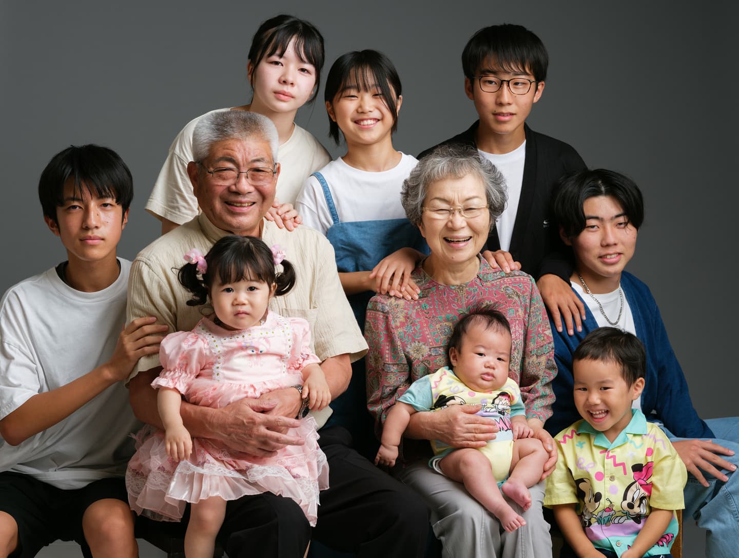 孫と一緒、孫ふぉと、キャンペーン、敬老の日,山形県の写真館