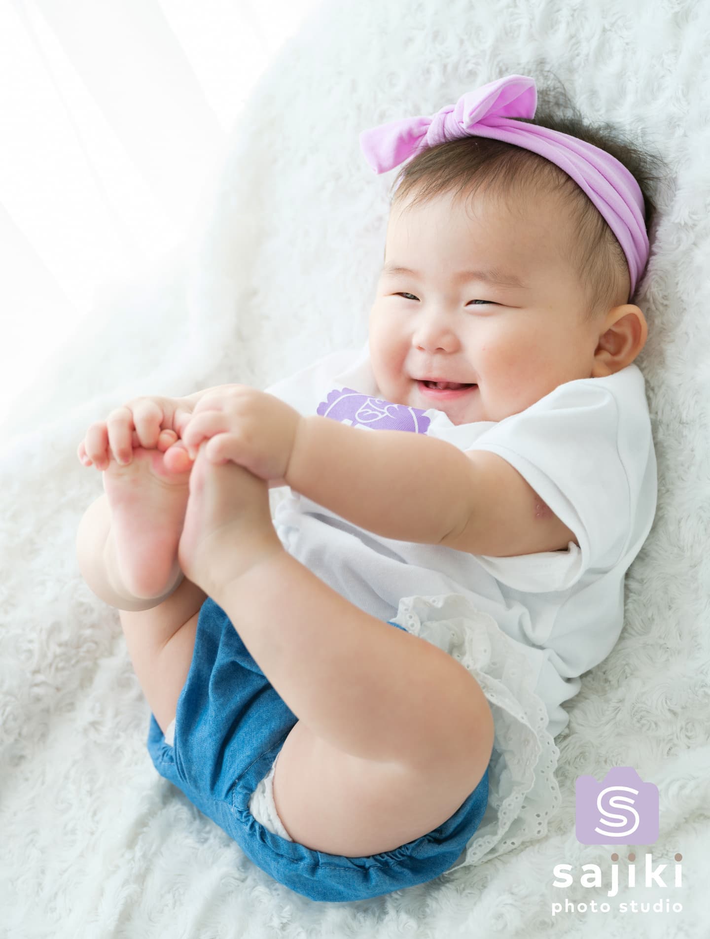 1歳,2歳,3歳の誕生日山形県東根市の佐直写真館