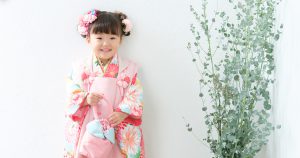 3歳の七五三、ふんわりピンクで笑顔満開🌸