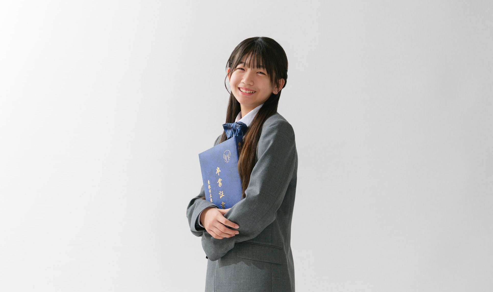 入学記念の写真