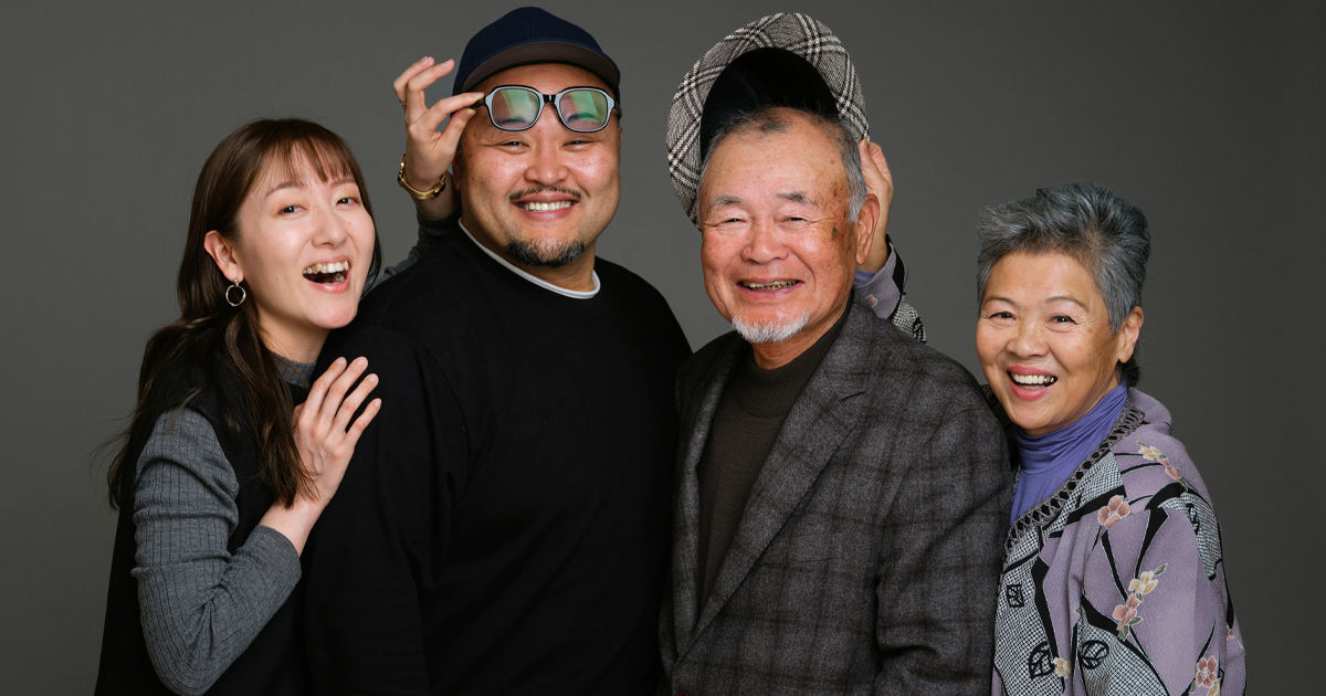 家族写真｜自然で温かい記念フォト｜東根市の佐直写真館