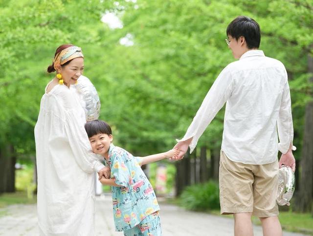 佐直写真館・10歳の記念の撮影例 1